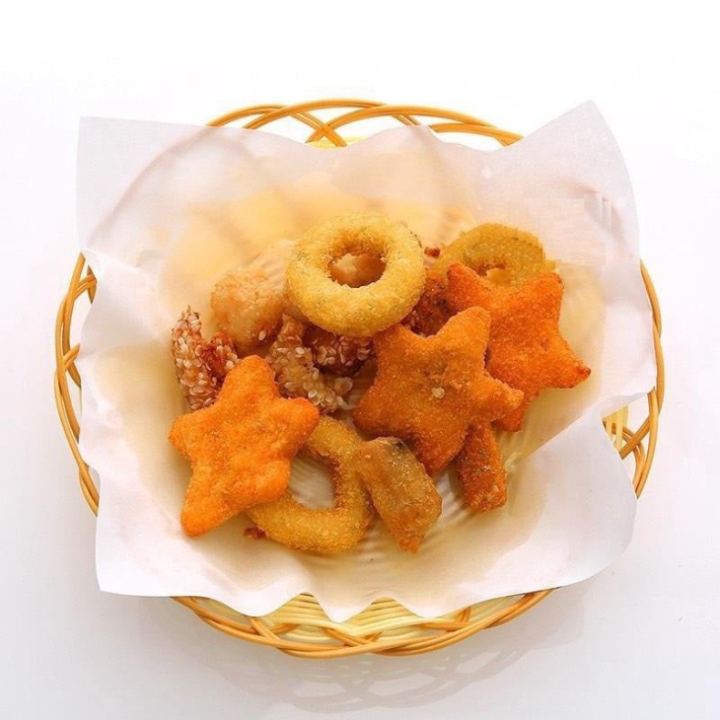 Giấy Thấm Dầu Chiên Mẫu Mới Hình Chữ Nhật 20X22 Cm Loại 40 Tờ/ Tập