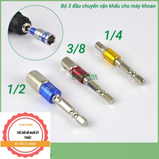 Đầu chuyển tuýp từ bắn vít sang bulong đầu tuýp 1/2 3/8 1/4