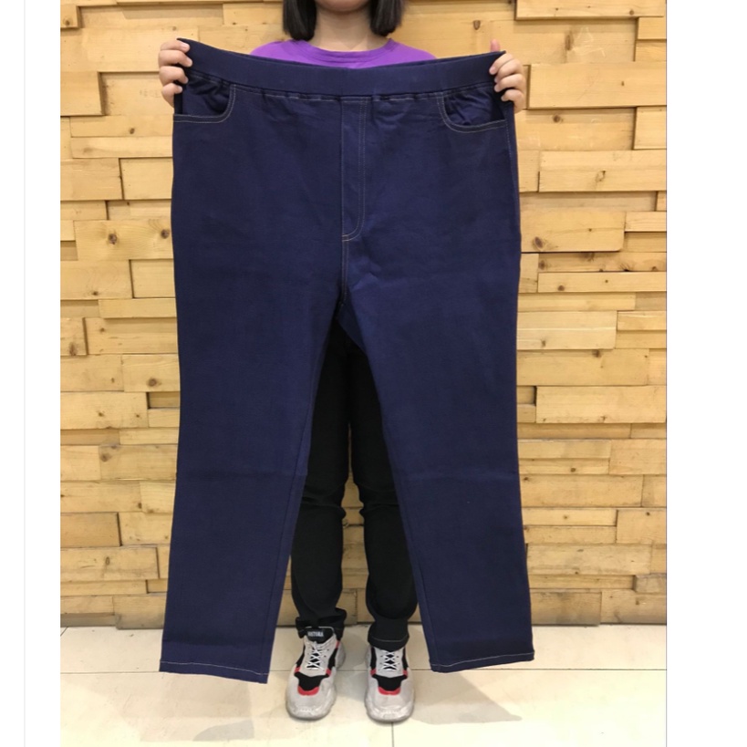 Quần Legging nữ Bigsize giả jean lưng cao nâng mông chất dày dặn co giãn 4 chiều(40-77kg)QS34