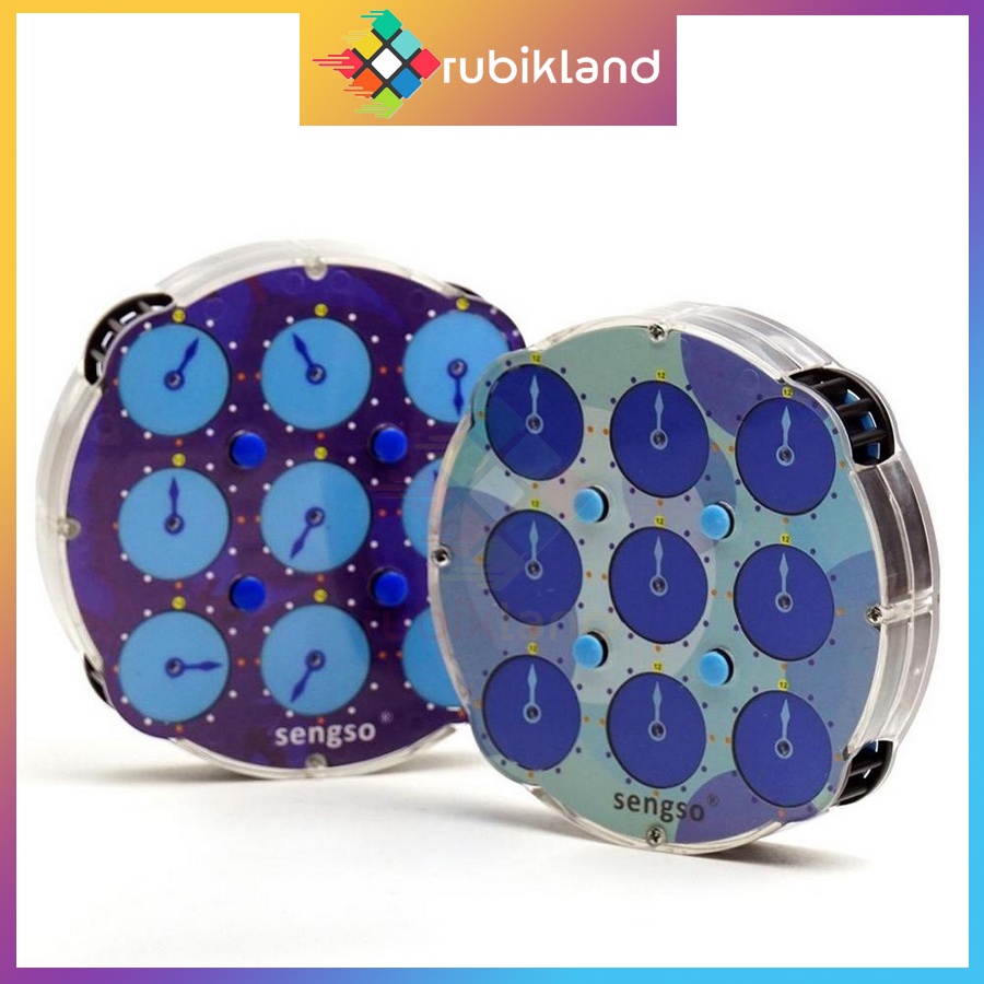 Rubik Clock ShengShou Magnetic Clock Rubic Biến Thể SengSo Có Nam Châm Đồ Chơi Trí Tuệ Trẻ Em