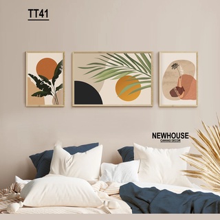 Set 3 tranh canvas treo tường trang trí phòng khách phòng ngủ TT41
