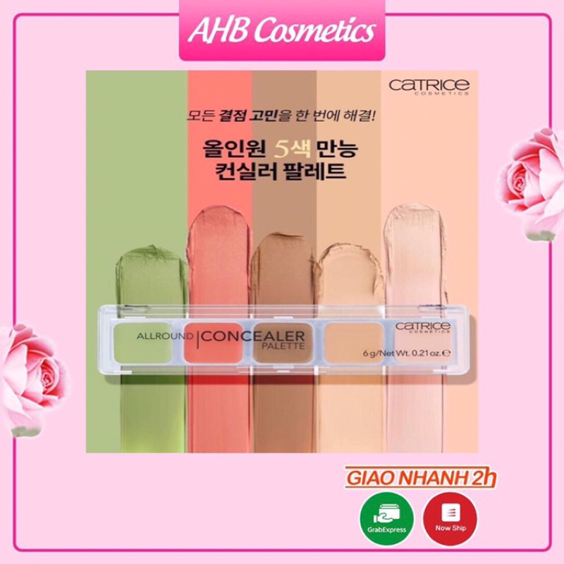 BẢNG CHE KHUYẾT ĐIỂM / BẢNG TẠO KHỐI CATRICE ALL AROUND PALETTE