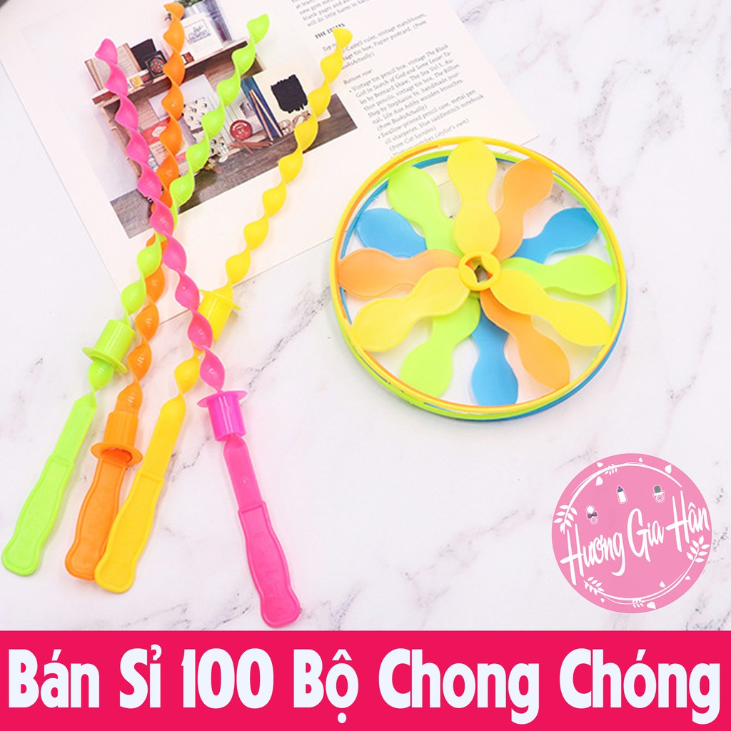 Bán Sỉ 100 Bộ Chong Chóng Vuốt Xoay Bay Lên Trời Vui Nhộn - goodbaby, luvamo, hanhdecal, shop mẹ xôi