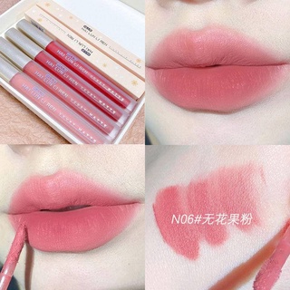 Son lì Matte Lip glaze lâu trôi, không thấm nước và không phai Son môi Matte Lip glaze dành cho nữ sinh