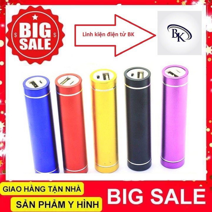Box Sạc Dự Phòng 1 Cell 1A 18650 -Có Sẵn Lò Xo ( màu sắc ngẫu nhiên) sạc pin 18650