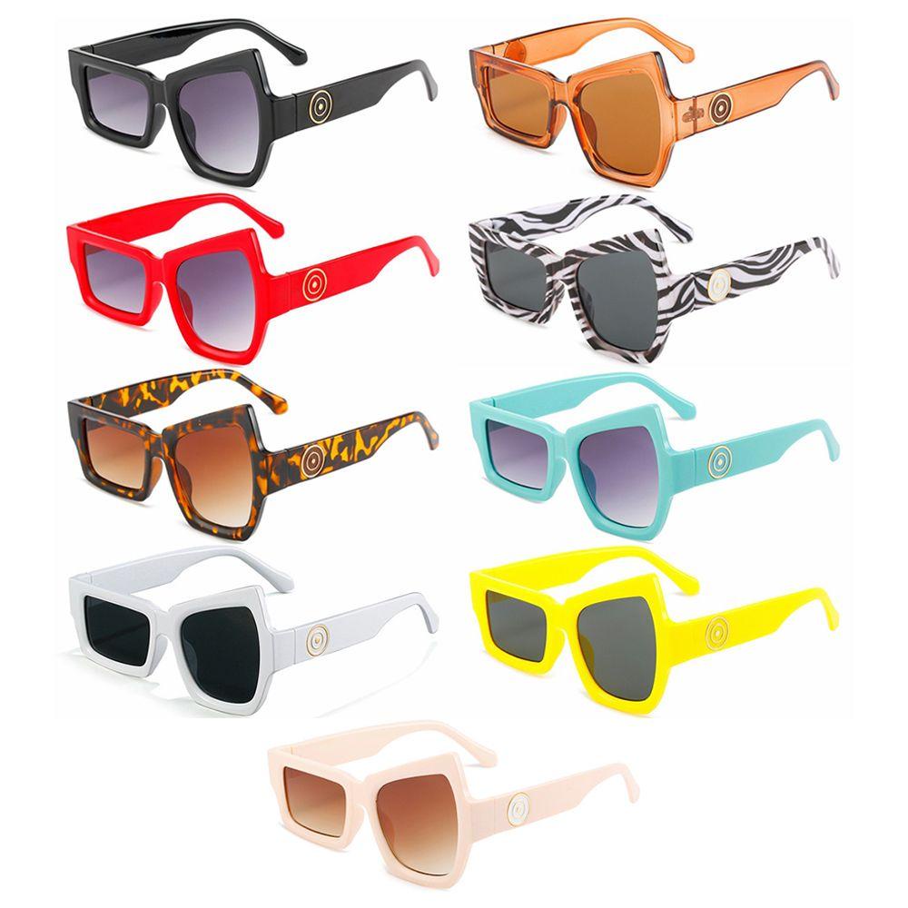 Kính Mát Chống Tia UV400 Kiểu Dáng Hình Học Độc Đáo