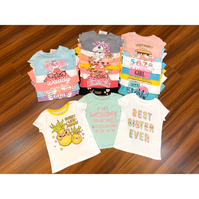 Set 3 áo bé gái Palace dư xịn