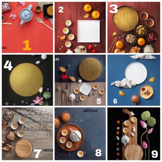 Decor chụp hình BÁNH TRUNG THU 2021 chất liệu pvc