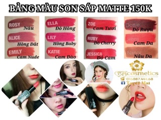 Son sáp Matte Rouge à Lèvres Ty Store Cosmetic