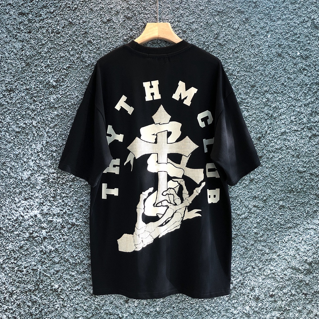 Áo thun unisex nam nữ form rộng, áo phông tay lỡ form rộng Trythmclub