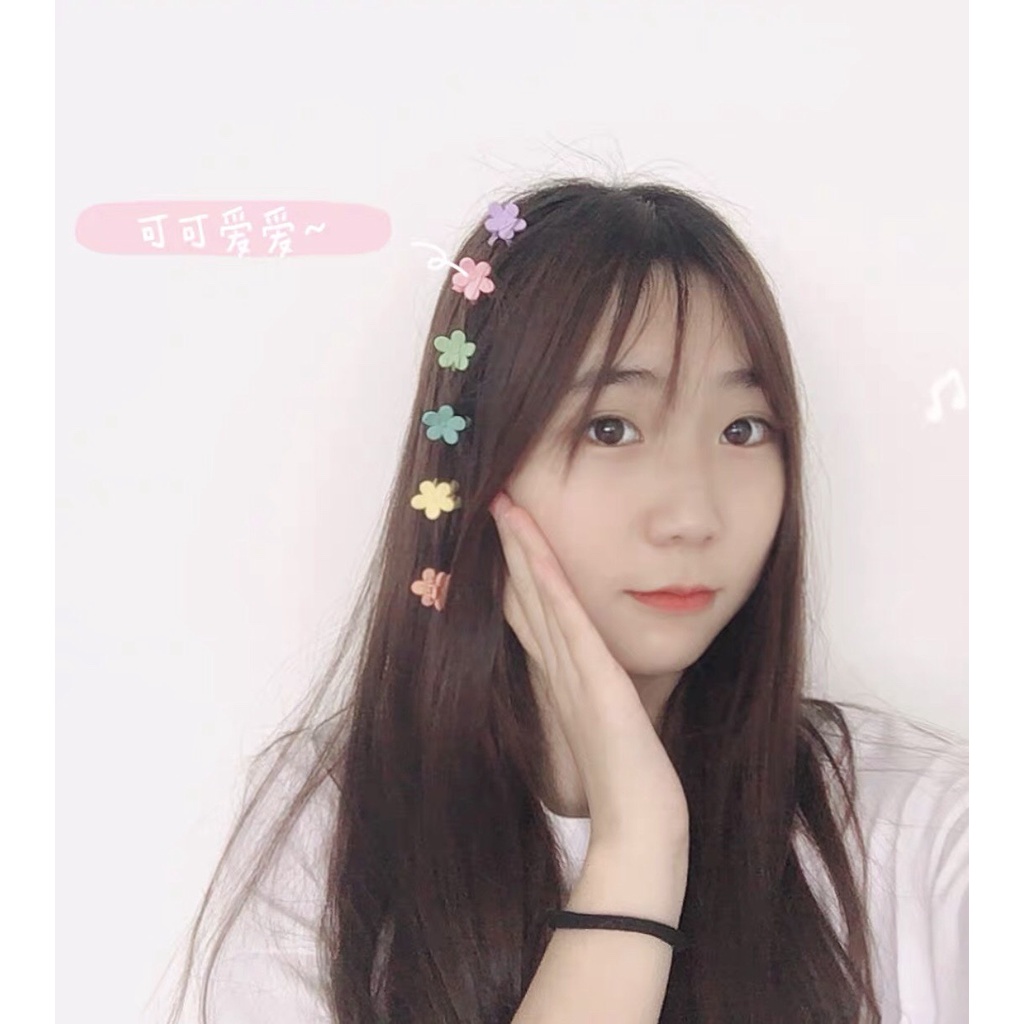 Sét 10 Kẹp Tóc Nhí Nhiều Màu Siêu Xinh