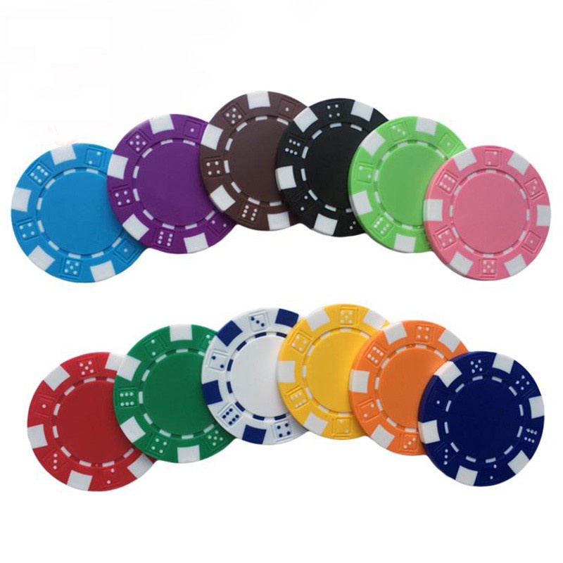 Chip Poker không số, phỉnh Dice chip set Pocker ABS đẹp giá rẻ - 1996V Poker Shop