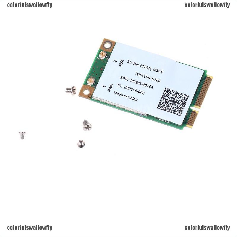 Card Mạng Không Dây Mini Pci-E 2.4 / 5ghz Cho Link 5100 Wifi 512an_mmw Csf