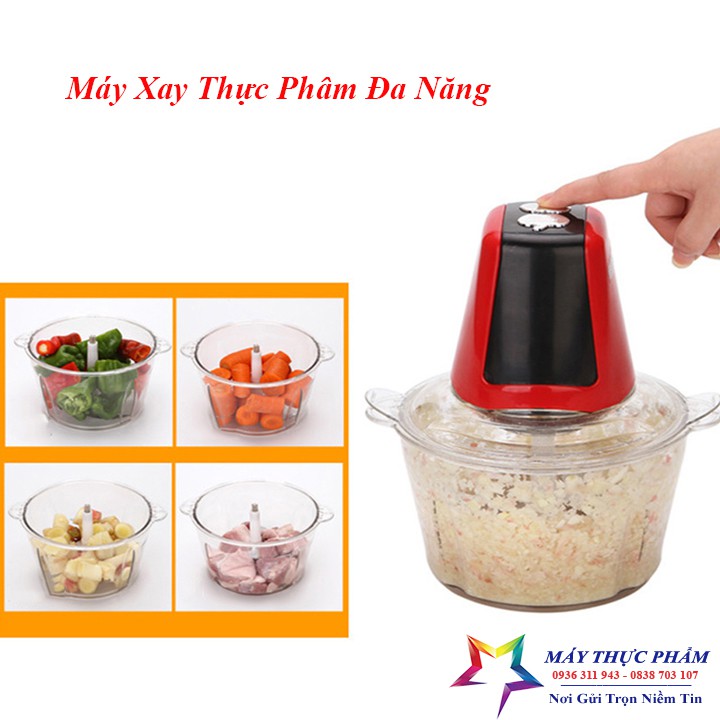 Máy Xay Thịt Đa Năng, Xay Thực Phẩm, Xay Tỏi Ớt