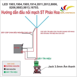 Mạch pháo hoa  ( có rắc cắm loa phát ra âm thanh)