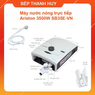 Máy nước nóng trực tiếp ariston 3500w sb35e-vn
