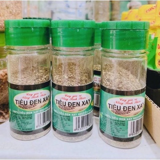 Tiêu đen xay nguyên chất lọ nhỏ / Gia vị tẩm ướp món ăn, pha chế nước chấm