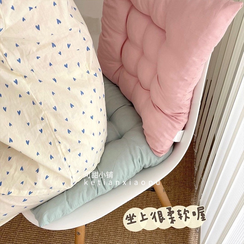 Đệm Lót Ghế Ngồi Hình Tròn/Vuông Dày Dặn Êm Ái