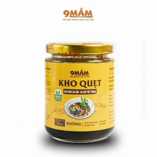 Kho Quẹt 9MAM Sốt Chấm Rau Củ Đóng Hộp Tiện Lợi Cho Bữa Ăn Gia Đình Lọ 250g