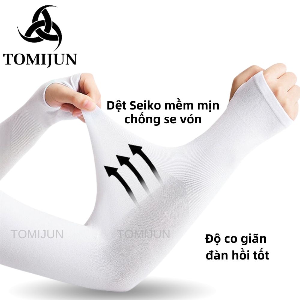 Găng tay chống nắng xỏ ngón, bao tay chơi thể thao ngoài trời, đi xe máy, chống tia UV, co giãn, dành cho nam nữ