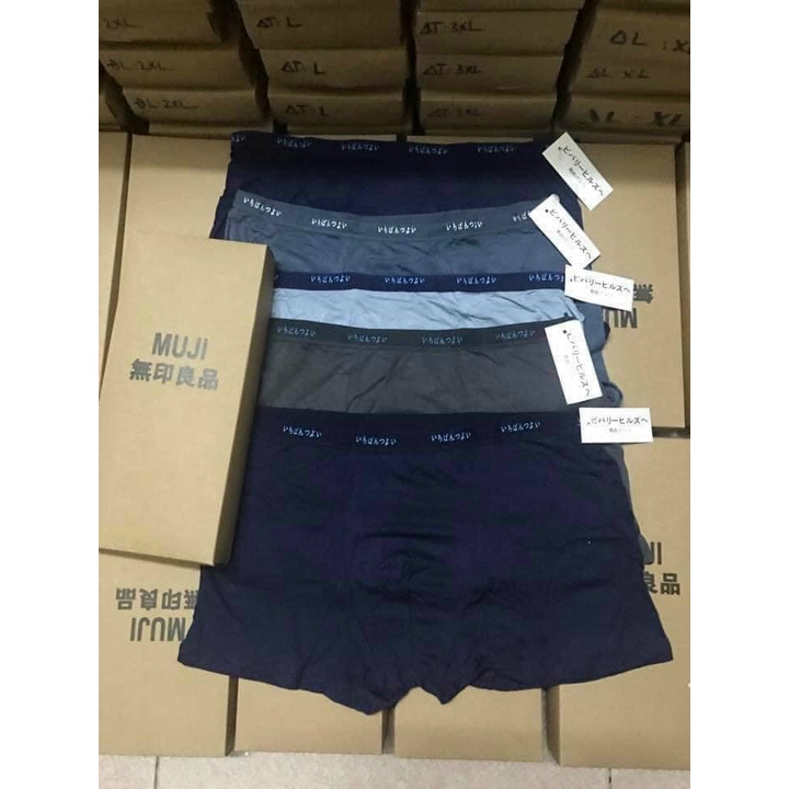 Hộp 4 chiếc sịp đùi cotton cạp Nhật cao cấp dành cho nam, chất liệu mềm mịn bền đẹp thoáng mát.