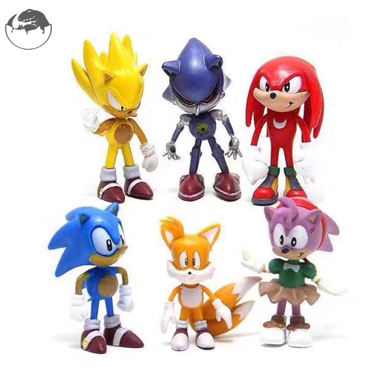 6 Mô hình nhím Sonic hoạt hình vui nhộn cho bé