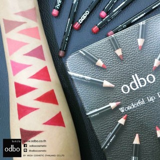 SET 12 SON BÚT CHÌ ODBO DRAWING LIP PEN