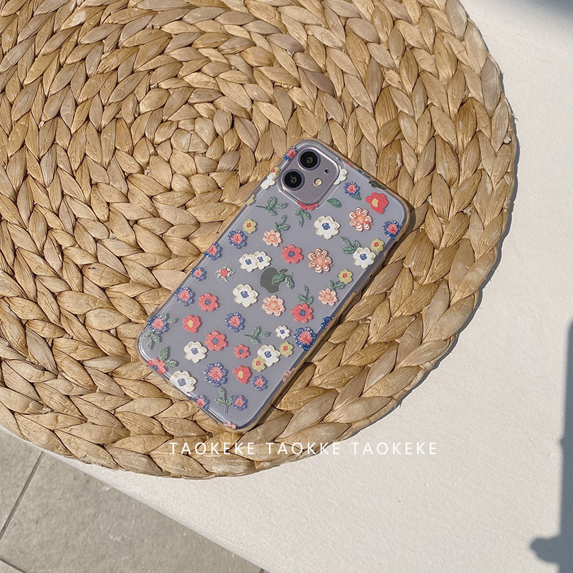 Ốp Điện Thoại In Họa Tiết Hoa Xinh Xắn Cho iphone 14 6 / 6plus / 6s / 6s plus / 6 / 7 / 7plus / 8 / 8plus / x / xs / xs max / 11 / 11 pro / 11 promax / 12 / 12