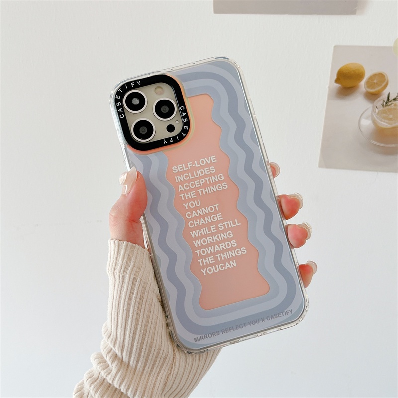 Ốp Điện Thoại Màu Laser Họa Tiết Sóng Biển Cầu Vồng Cho Iphone 13 Pro Max 11 Pro Max 12ProMax XS Max