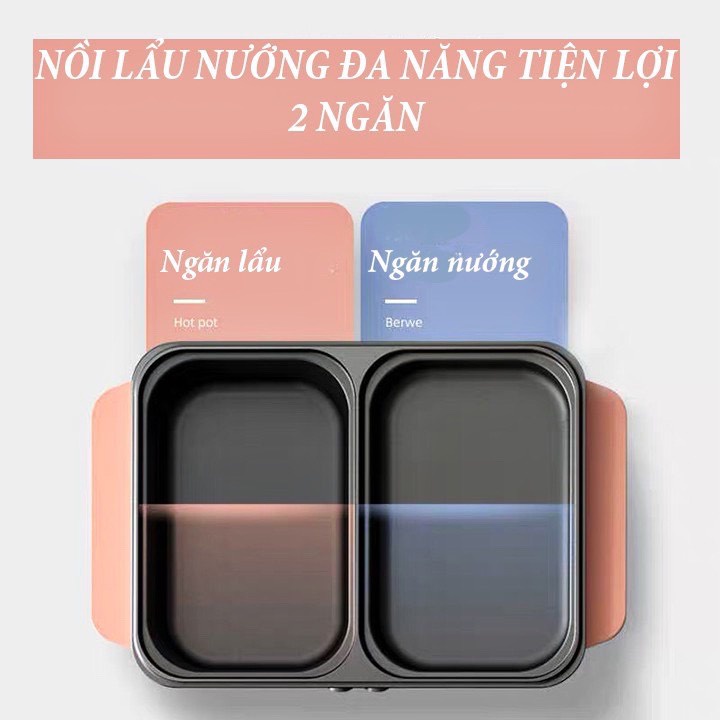 Bếp Lẩu Nướng Hàn Quốc 2 Trong 1