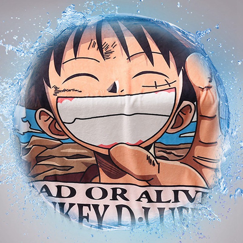Chăn lông mềm mại in hình nhân vật One Piece
