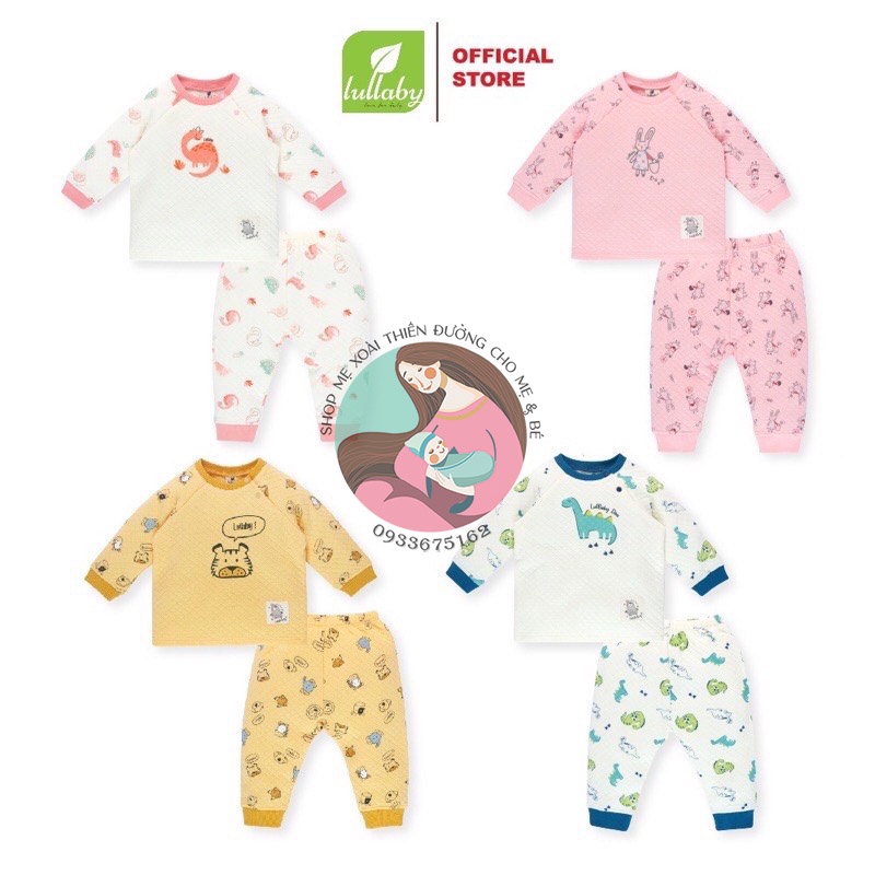 Bộ Trần Bông LULLABY Cho Bé Từ 9m-3y (Shop mẹ Xoài)