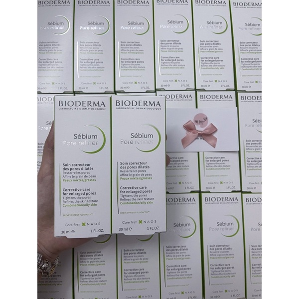 kem dưỡng bioderma sebium pore xanh lá