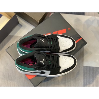 Giày thể thao jordan màu trắng xanh lá logo đen cổ thấp sneaker basic hàng - ảnh sản phẩm 3