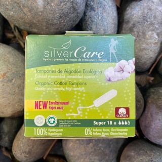 Tampon hữu cơ Silvercare không cần đẩy
