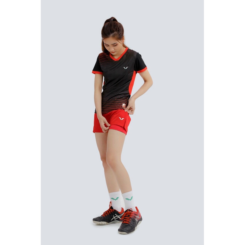 Quần Thể Thao Nữ QVN10 2 lớp Vina Sport Chất Thun Poly Thấm Hút Mồ Hôi, Thoáng Mát, Co Dãn Tốt, Full Size, Đồ Tập Gym