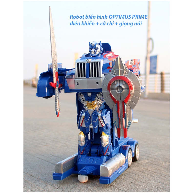 ROBOT biến hình điều khiển từ xa OPTIMUS PRIME- điều khiển bằng giọng nói