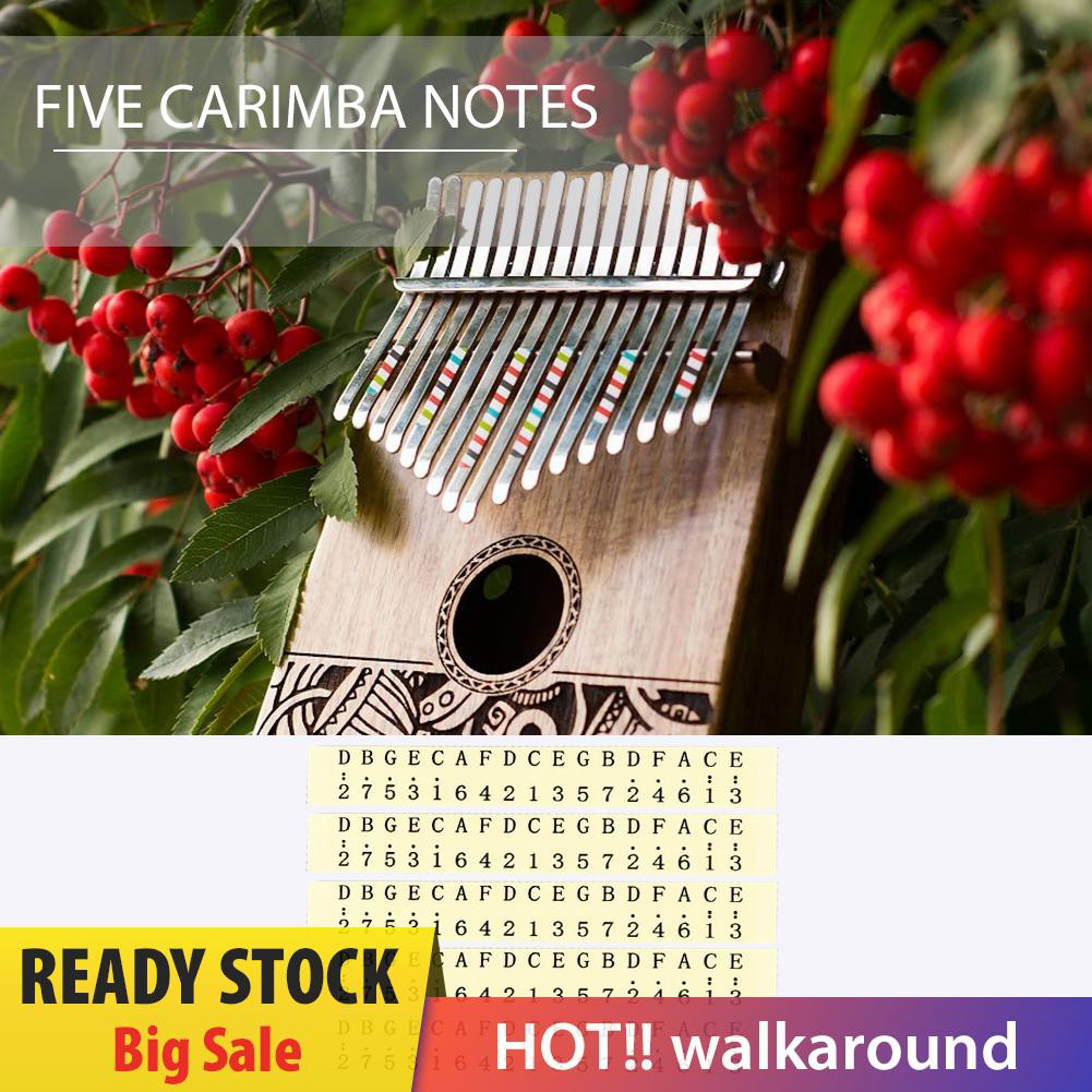 Bộ 5 Miếng Dán Trang Trí Đàn Kalimba