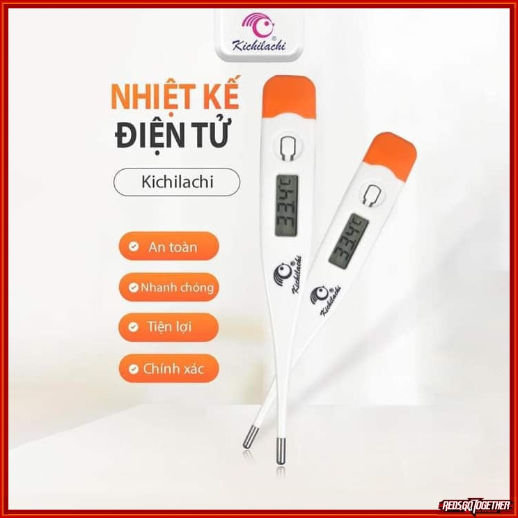 Nhiệt kế điện tử Kichilachi đo nhiệt độ cho bé