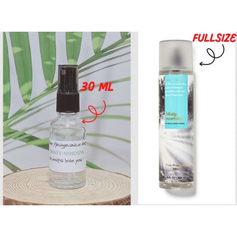XỊT THƠM MISTY MORNING BATH AND BODYWORKS
