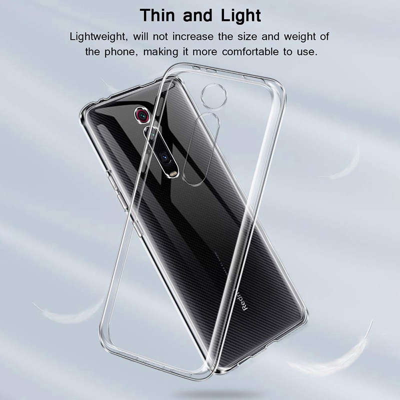 Xiaomi Redmi K20 / K20 Pro Redmi Note 7 6 5 Pro Go 6A 7A Soft Transparent Silicone Case