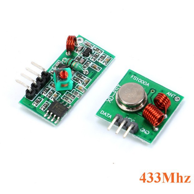 Thiết bị phát RF 433Mhz kèm bộ thu không dây ARM MCU