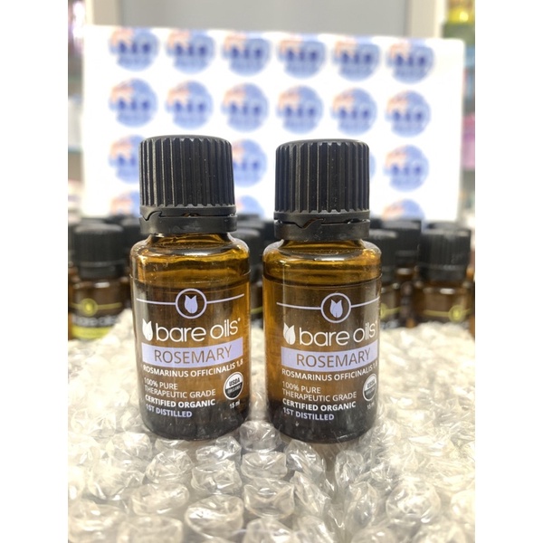 Tinh dầu hữu cơ Hương thảo Rosemary - BARE OILS ROSEMARY 15ML