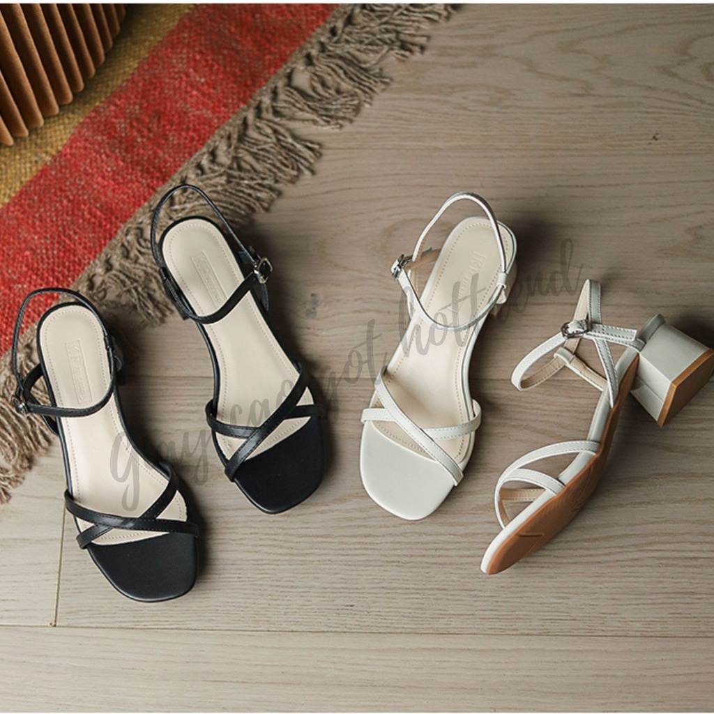 Giày cao gót đế vuông 5 phân MIDUKA phong cách basic, nhẹ nhàng, sandal cao gót phù hợp mọi lứa tuổi size 35-39 mã NT04