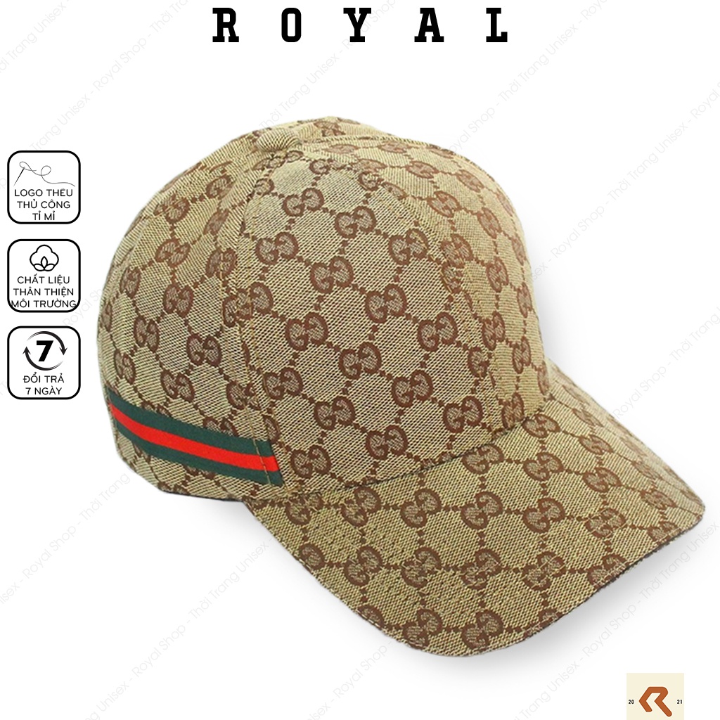 Mũ Lưỡi Trai Nón Lưỡi Trai Nam Nữ GC Vải Kaki Cotton Hàn gucci Nón Kết - Royal Caps