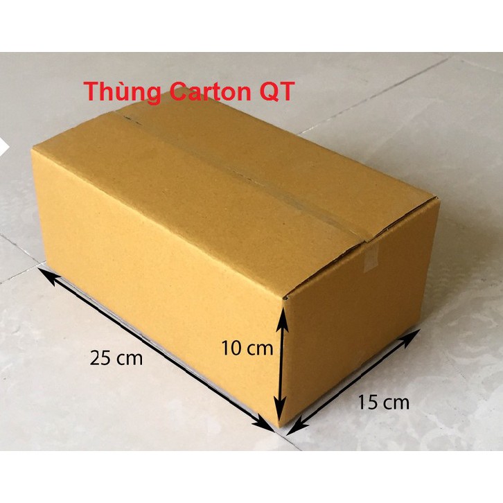 Thùng Carton 25x15x10 ♥️ FREESHIP ♥️ Giảm 10K Khi Nhập [BAOB2] Combo 20 Hộp Carton Gói Hàng