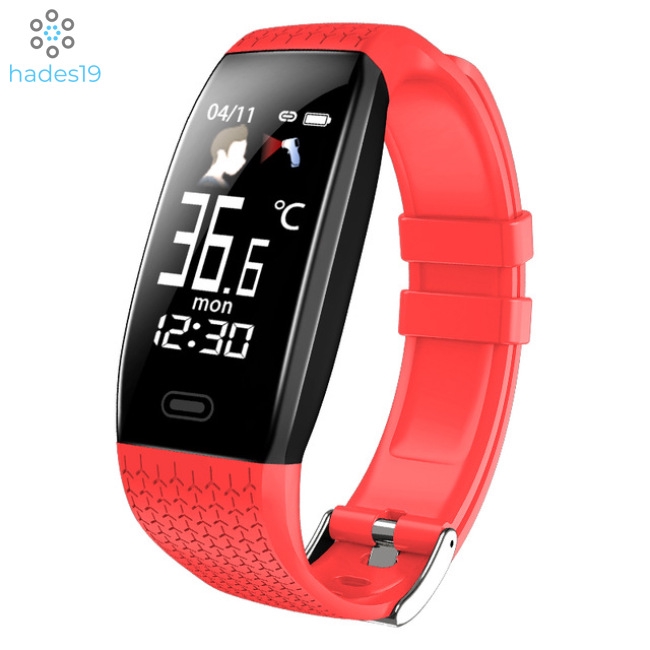 T5 Smart Bracelet Real-time Temperature Monitoring Heart Rate Blood Pressure Measure Ip67 Waterproof Smart Watch
