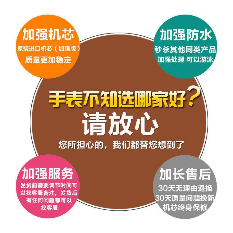 Đồng hồ nam nam sinh viên phiên bản Hàn Quốc của xu hướng đồng hồ báo thức không thấm nước ánh sáng màu xanh lá cây thể