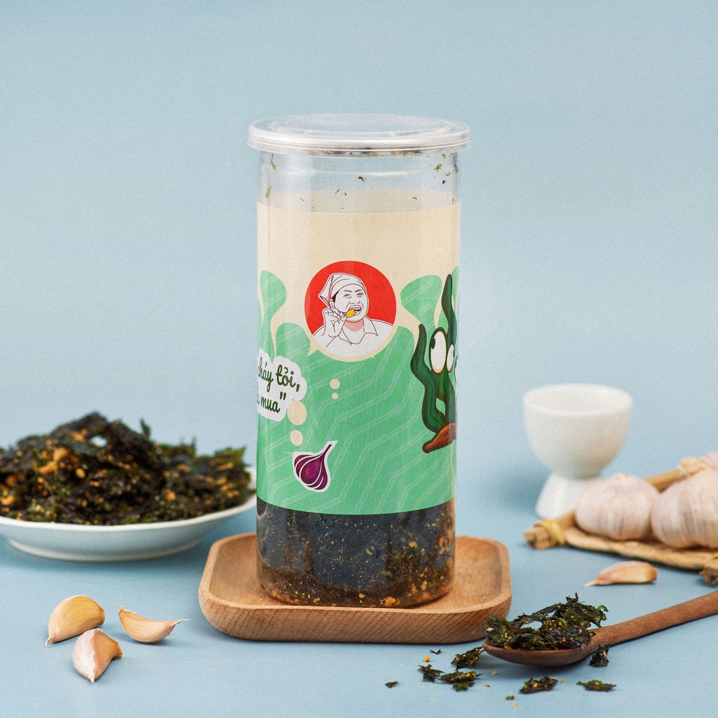 Rong biển cháy tỏi 200g ăn cùng bà Tuyết vừa RẺ vừa NGON
