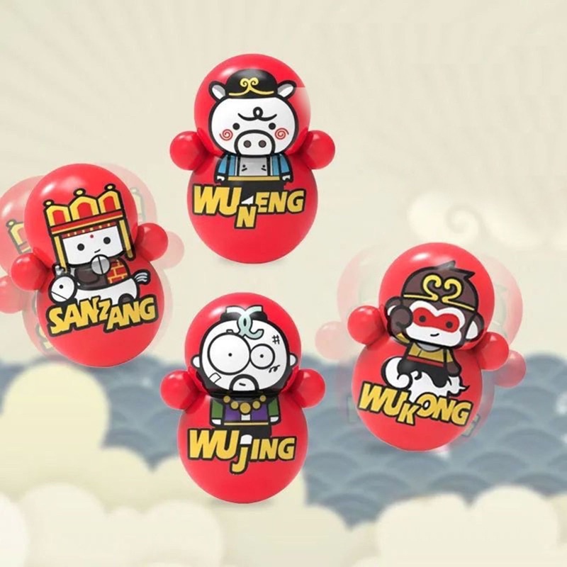 Lật Dật Cho Bé Siêu Dễ Thương, Lật Đật Mini Doraemon Cute Phô Mai Que Chọn Hình Ngẫu Nhiên